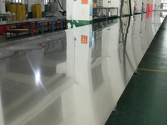 Cooling Mirror Polished Stainless Steel Strip 3-6m Metal Sheets